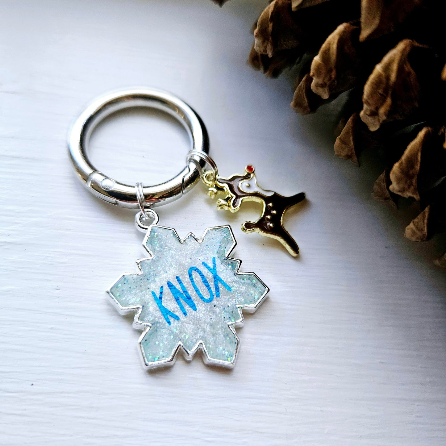 Snowflake Pet Tag