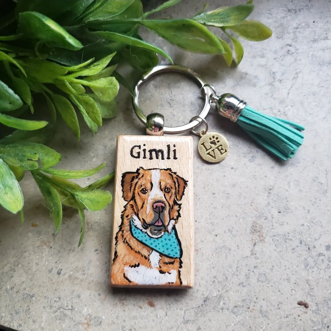Wooden Keychain