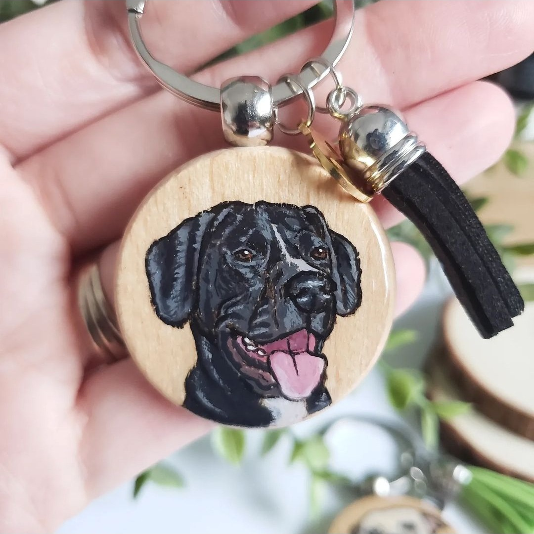 Wooden Keychain