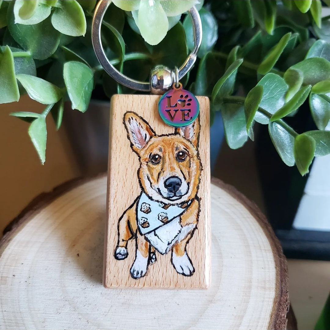 Wooden Keychain