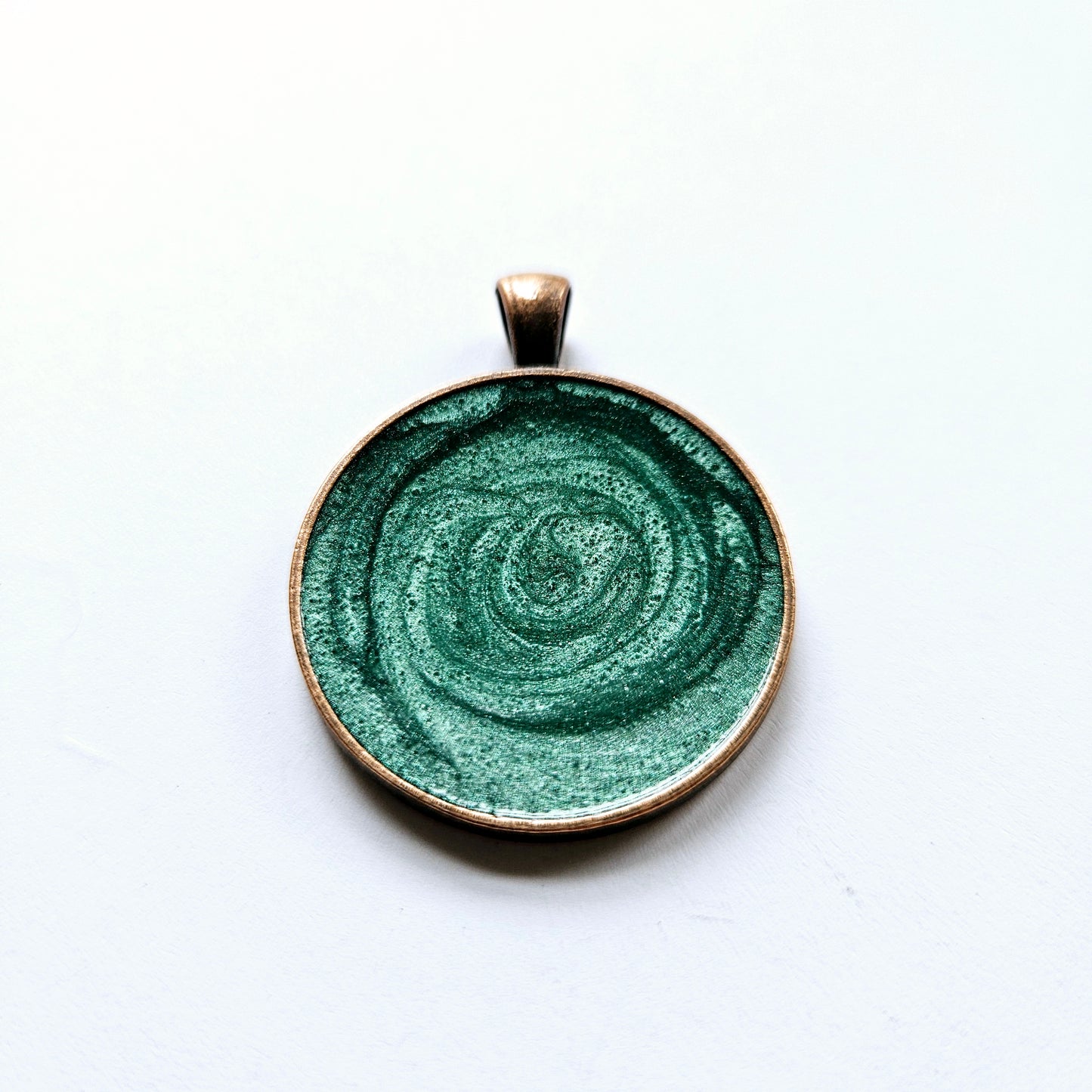 Egyptian Green Round Pet Tag