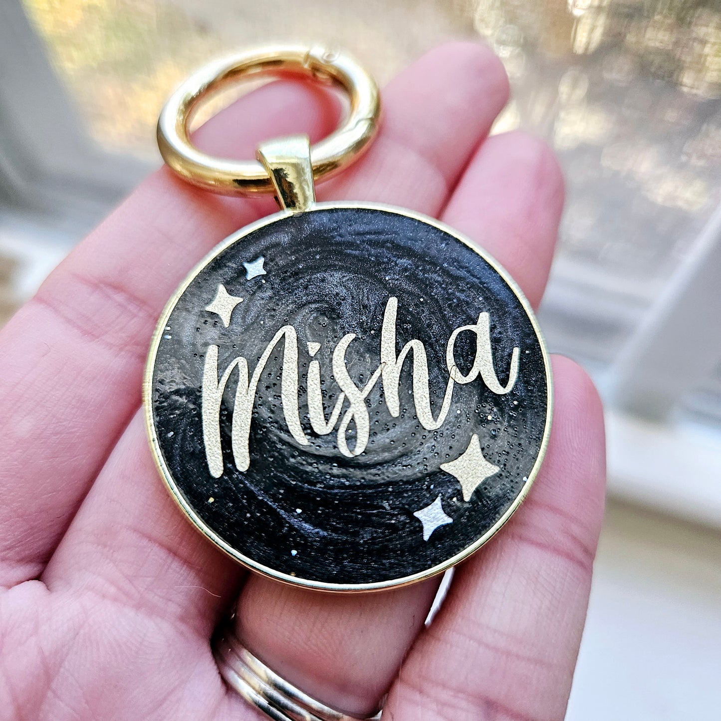 New Years Pet Tag