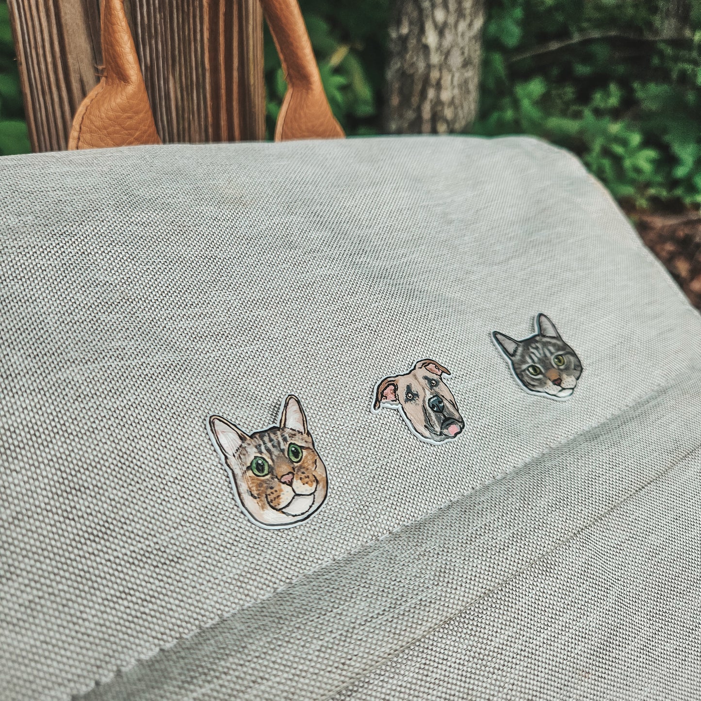 Pet Portrait Lapel Pin