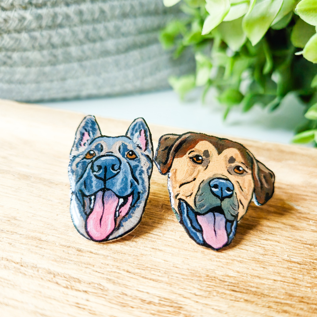 Pet Portrait Lapel Pin