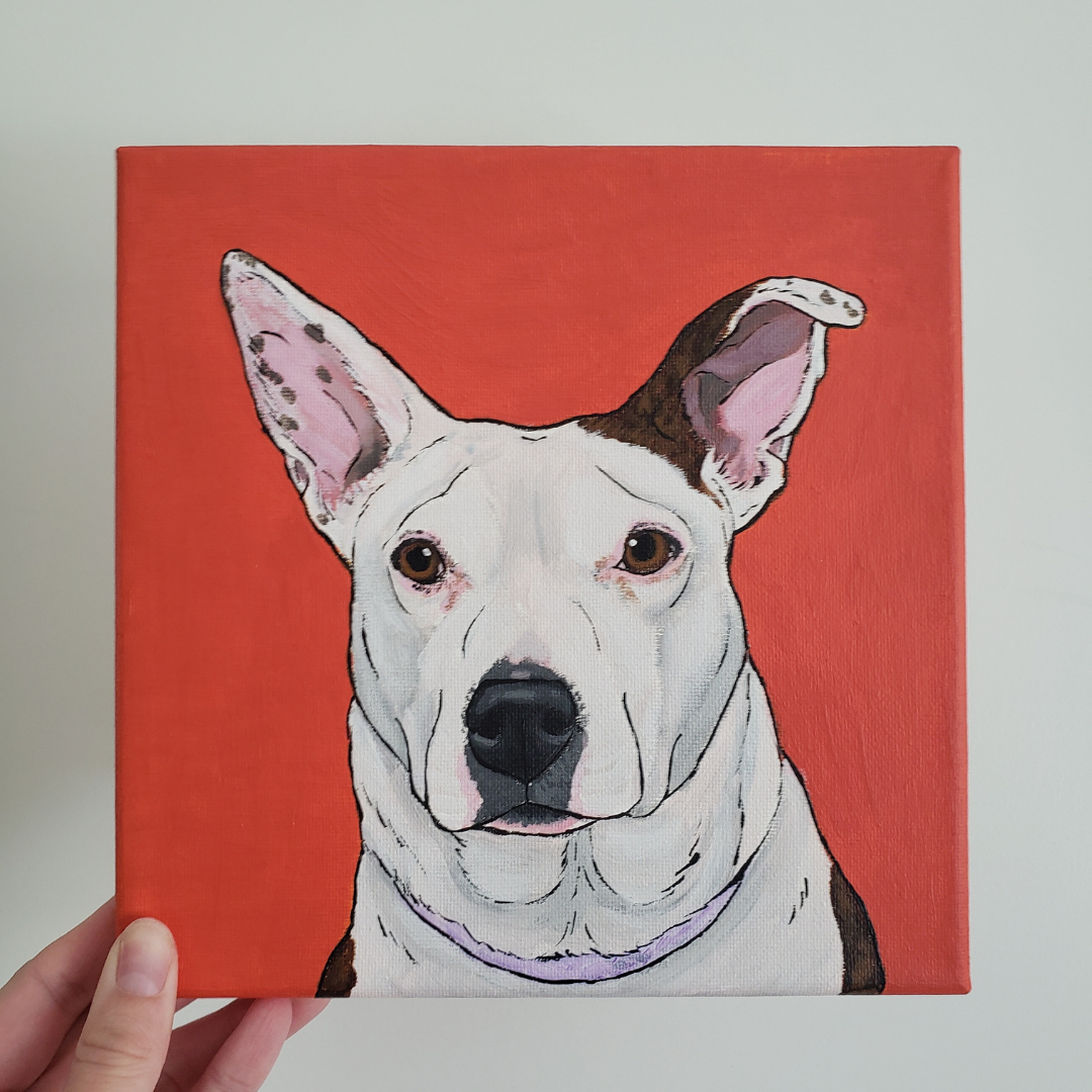 Canvas Pet Portrait - One Pet