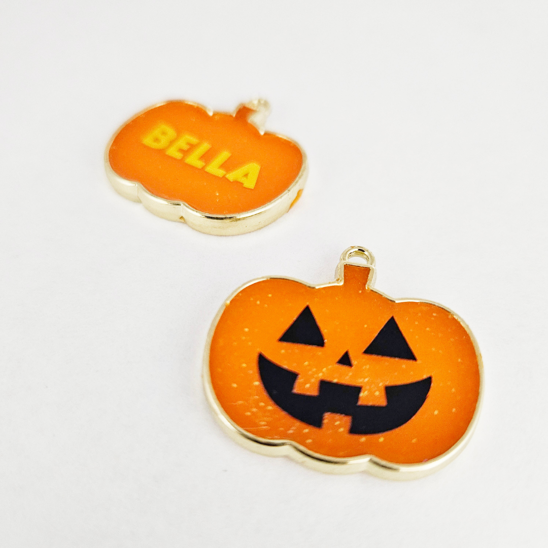 Pumpkin Pet Tag