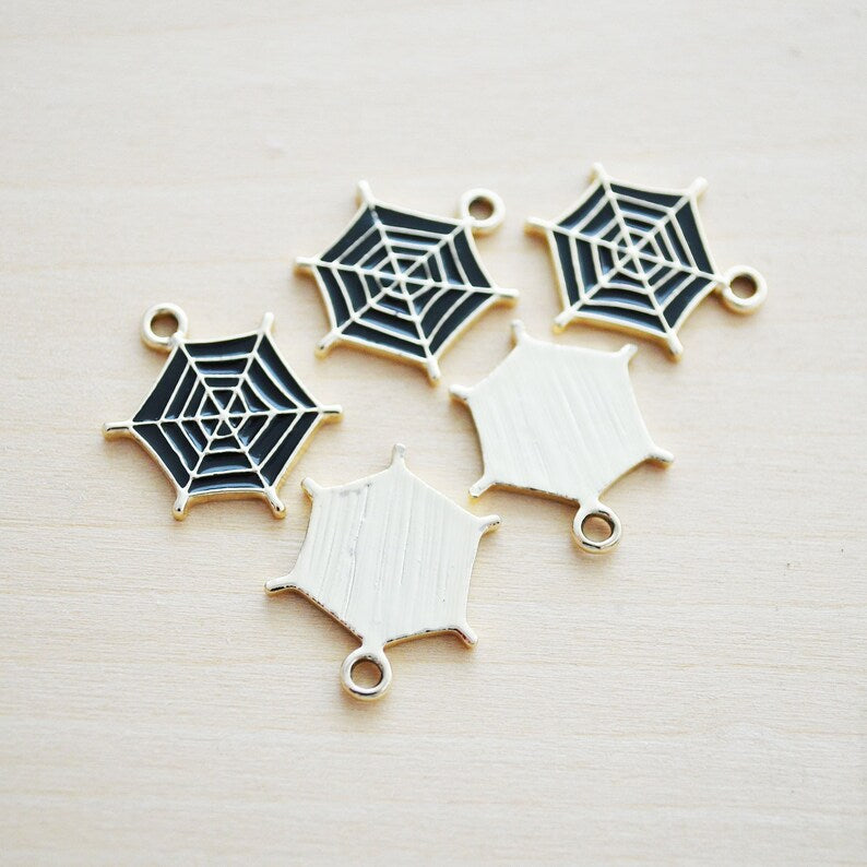 Spider Web Charm