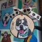 Wood Slice Pet Portrait Ornament