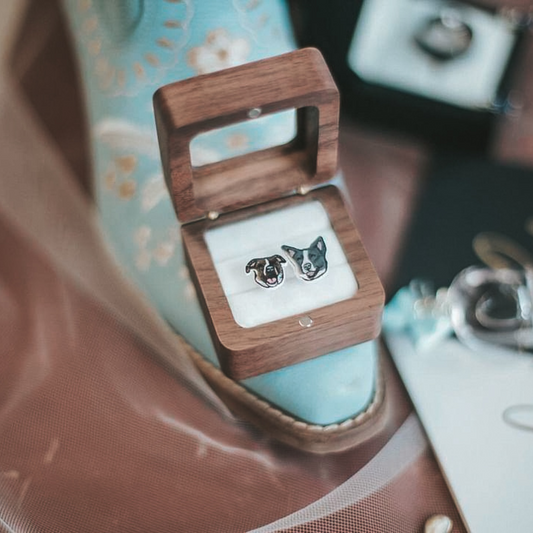 Painted Pet Stud Earrings