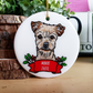 Ceramic Pet Portrait Ornament