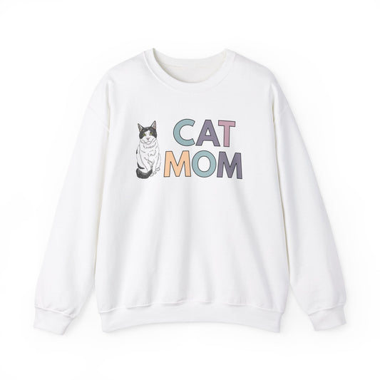 Custom Cat Mom Crewneck
