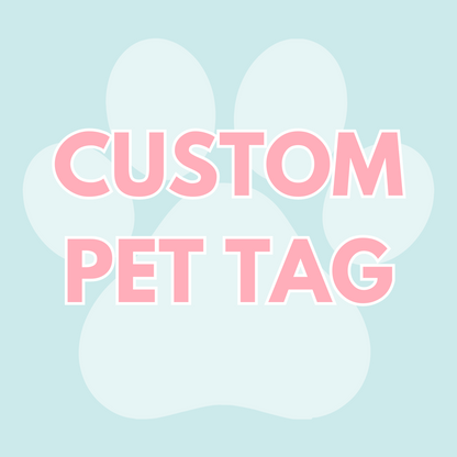 Custom Resin Pet Tag