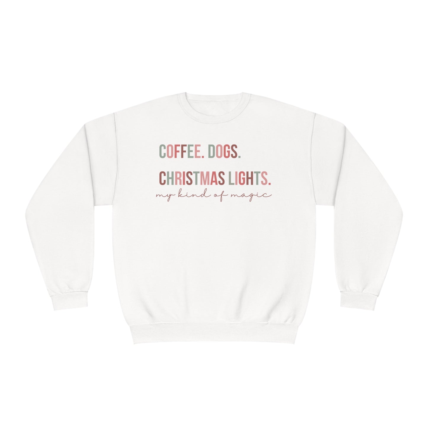 Coffee Dogs & Christmas Lights Crewneck
