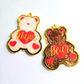 Valentine Teddy Bear Pet Tag